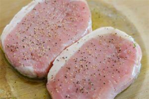seasoned center cut pork chops