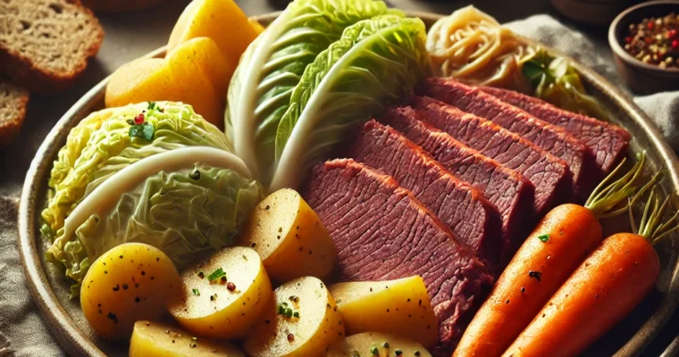 CORNED BEEF & CABBAGE