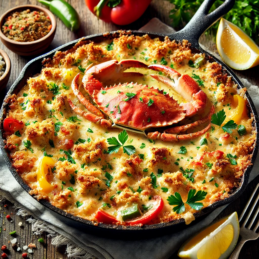 CAJUN CRAB CASSEROLE