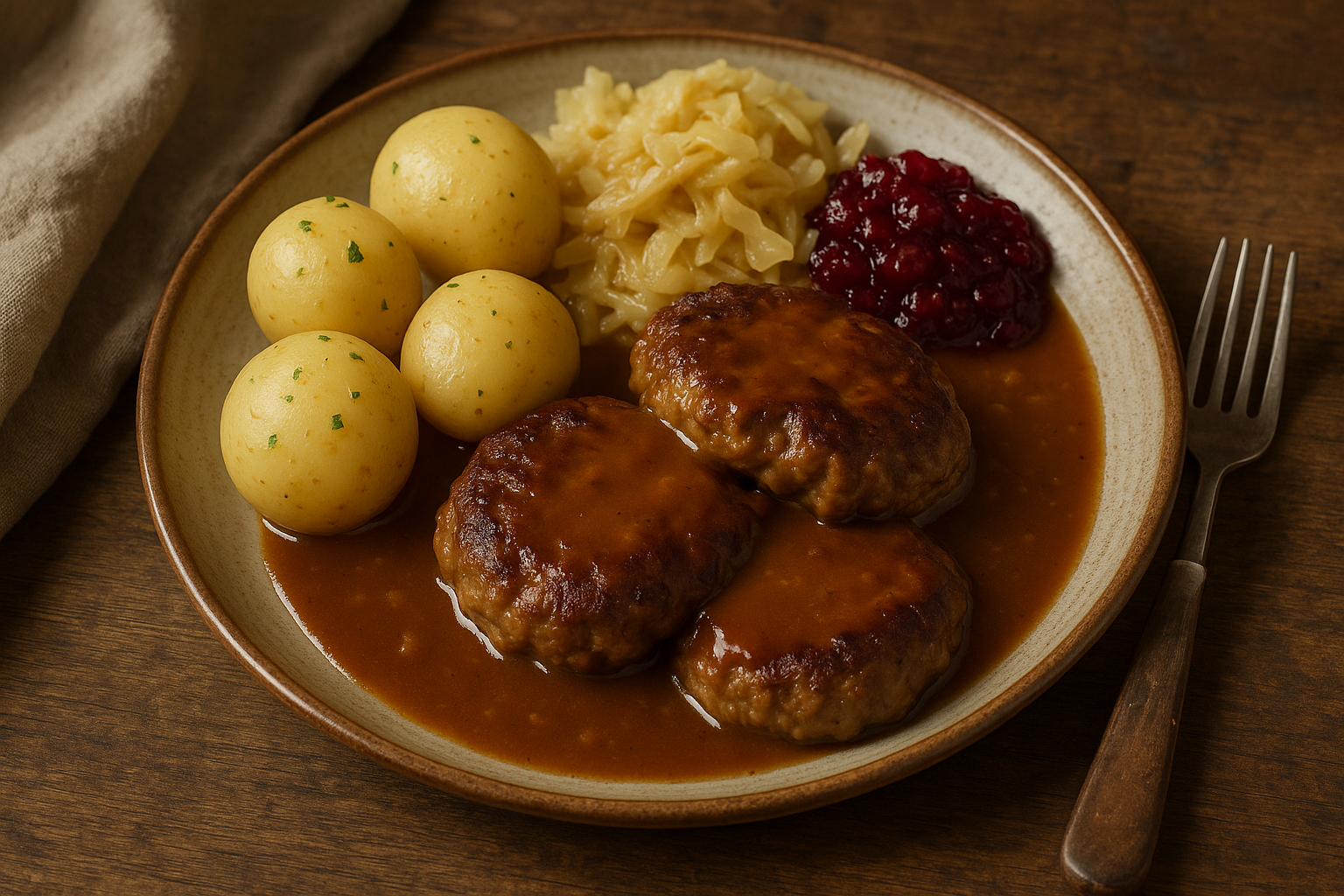 Norwegian Meatballs In Gravy