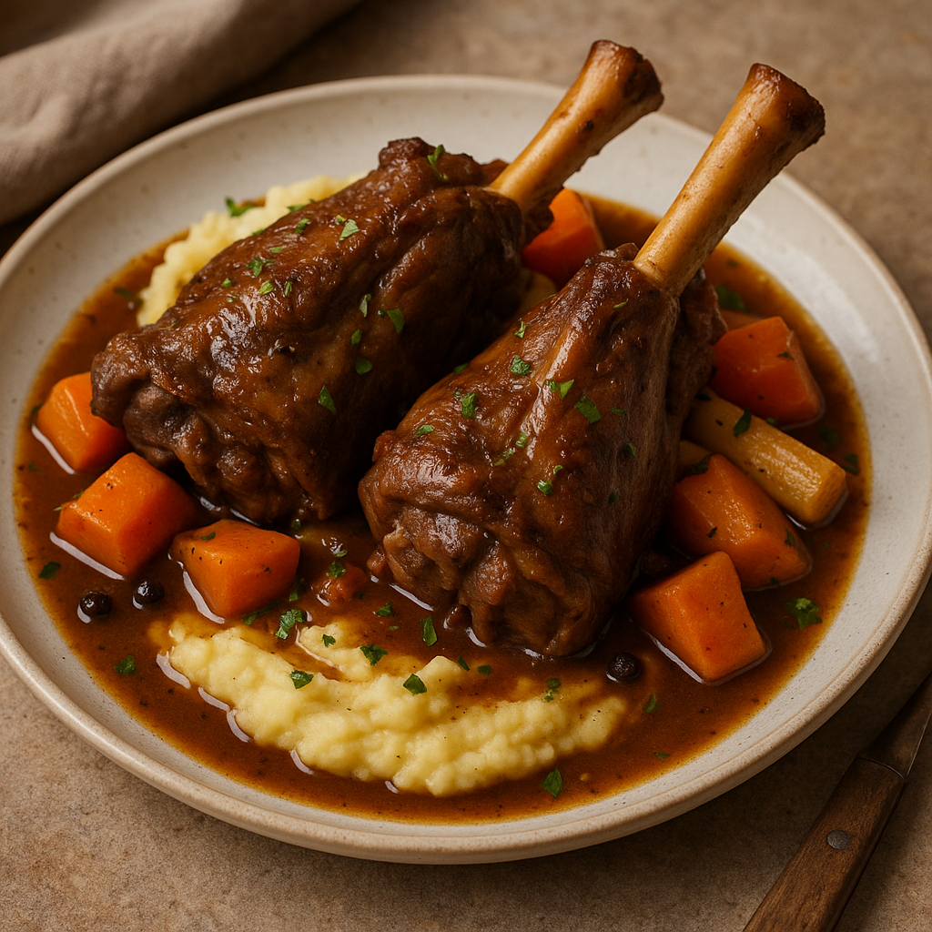 Estonian lamb shanks