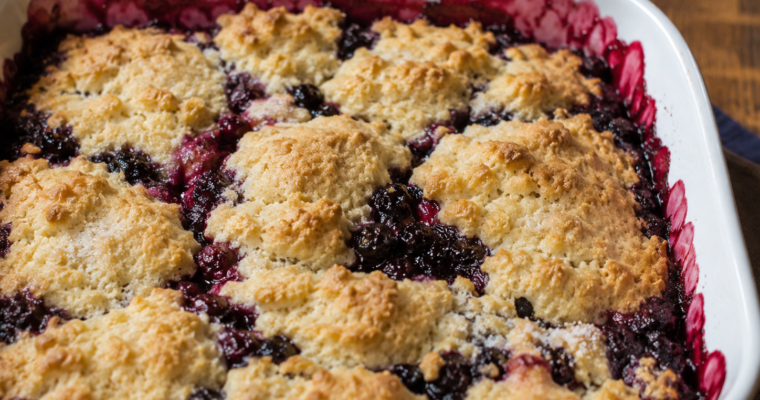 CLASSIC BLACKBERRY COBBLER