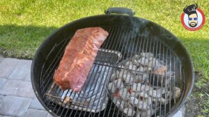 Charcoal Grill Setup-Snake Method