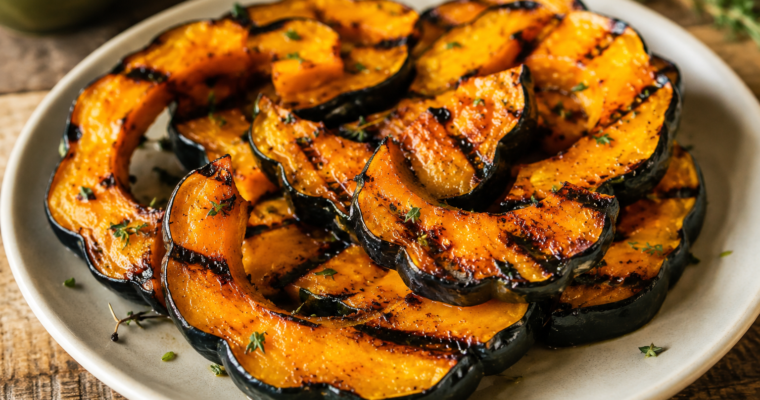 DELICIOUS GRILLED ACORN SQUASH