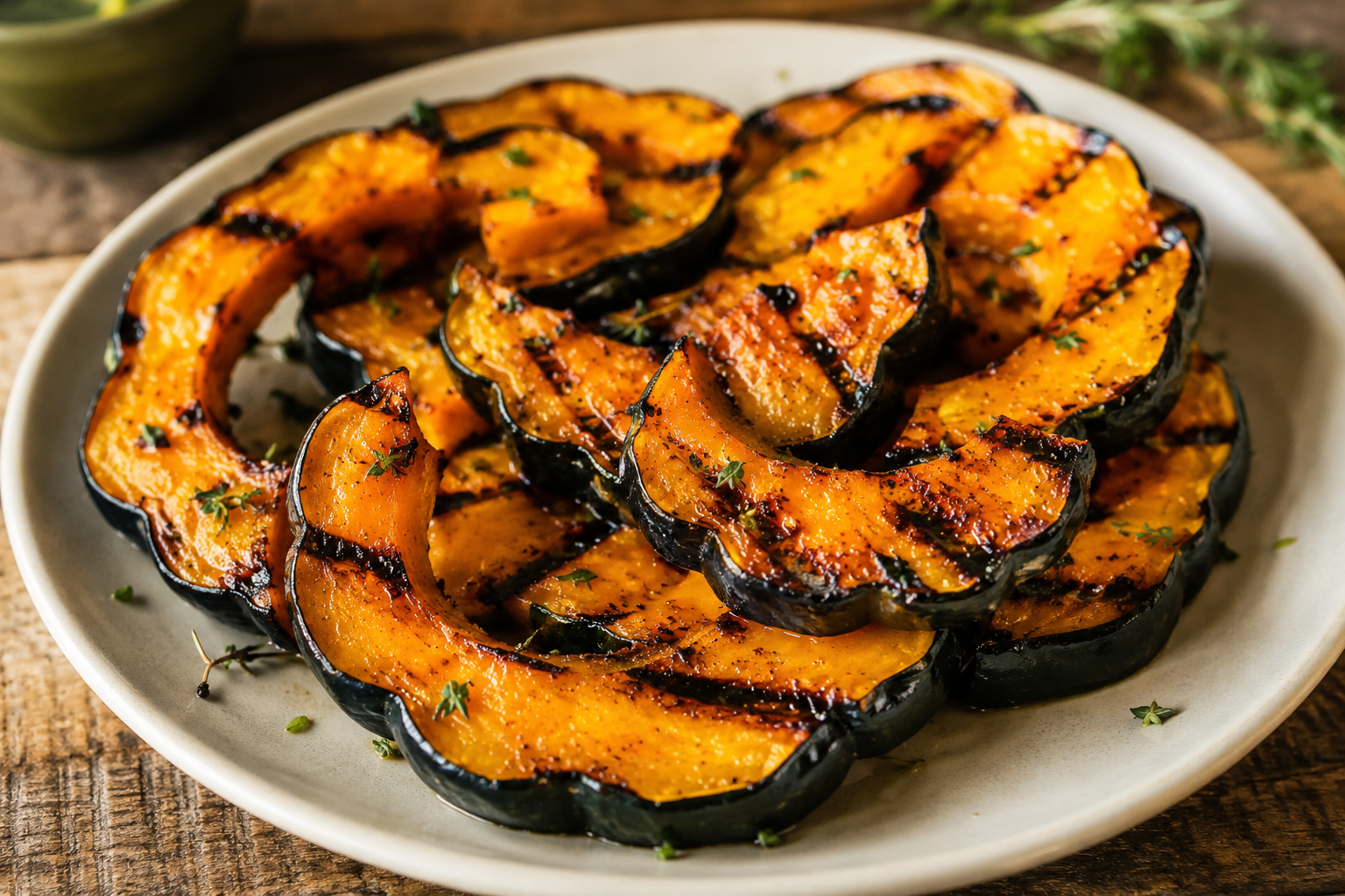 DELICIOUS GRILLED ACORN SQUASH