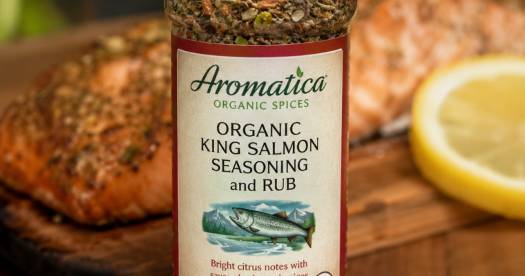 AROMATICA ORGANIC GREAT KING SALMON SEASONING & RUB