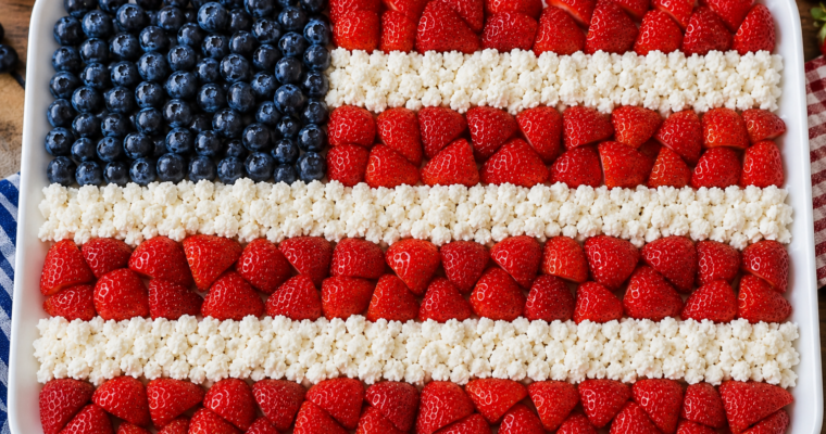 Easy Patriotic Salad for July 4th