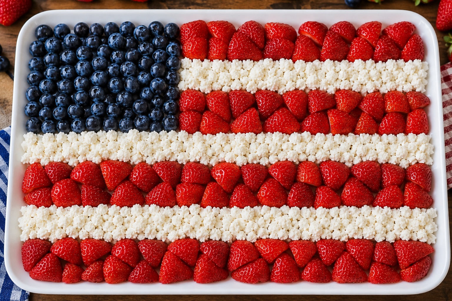 Easy Patriotic Salad for July 4th
